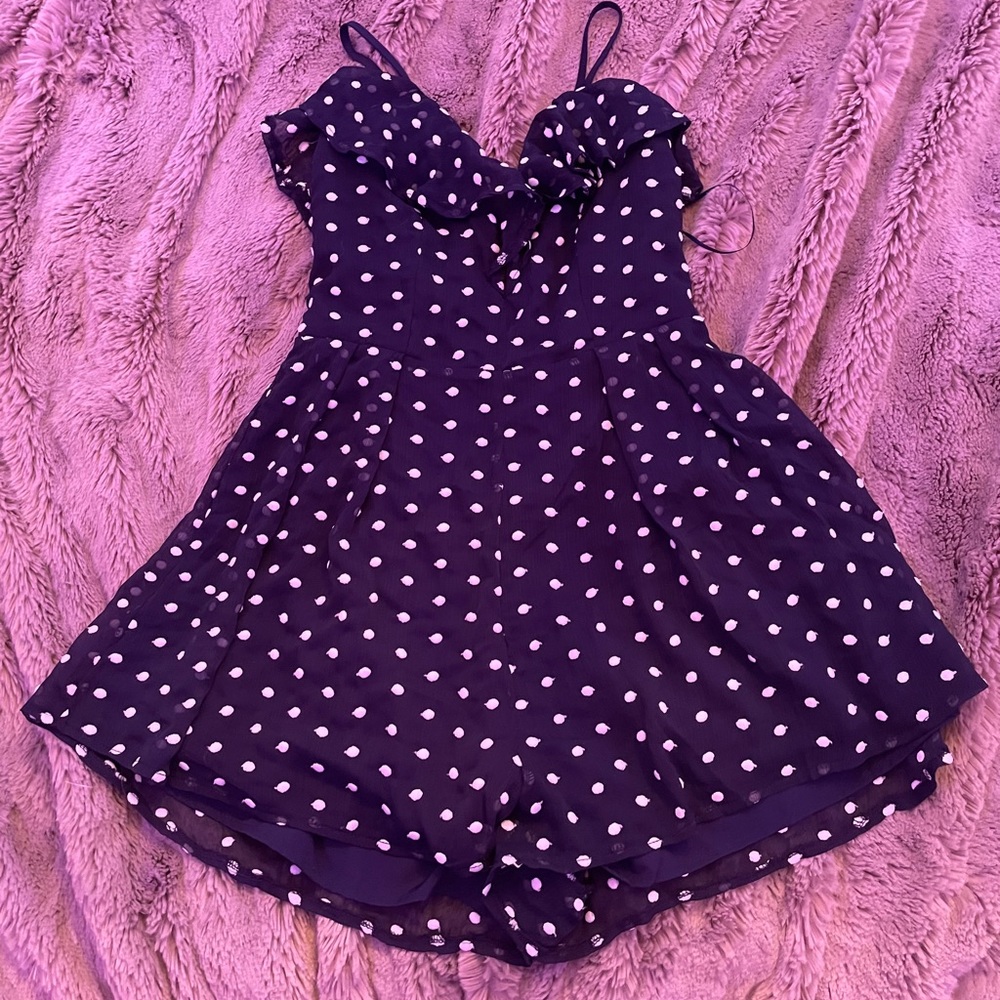 Forever 21 navy blue  romper